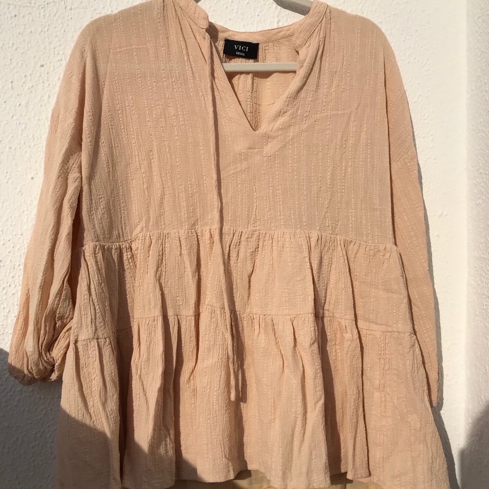 VICI baby doll dress in cream!
